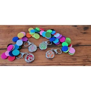 Essential Oil Diffuser Keychain Tree Butterfly Heart Ribbon